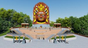 Nepal-art-village-Bhairab-mask
